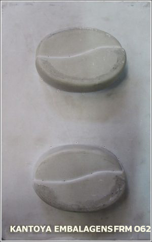 Forma Sabonete Oval com Rebaixado